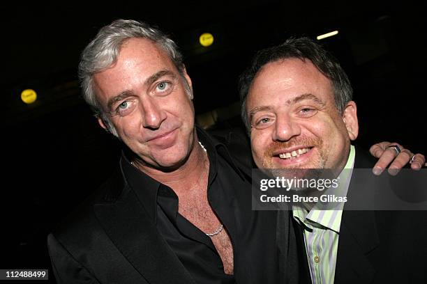 Scott Wittman and Marc Shaiman during Monty Python's "Spamalot" Opening Night on Broadway - Arrivals at The Shubert Theater in New York City, New...