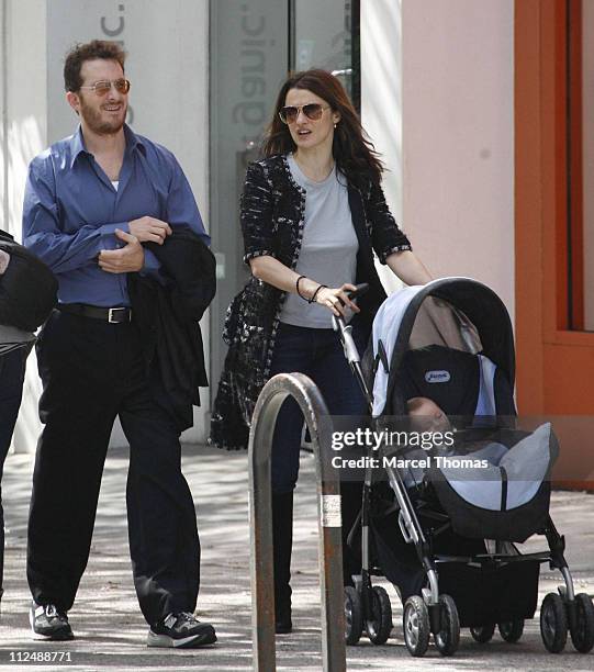 Darren Aronofsky, Rachel Weisz and their son Henry Chance Aronofsky **EXCLUSIVE**
