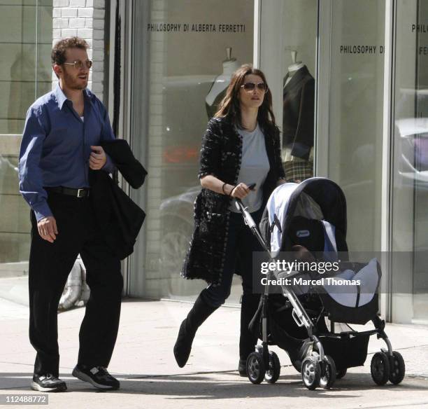 Darren Aronofsky, Rachel Weisz and their son Henry Chance Aronofsky **EXCLUSIVE**
