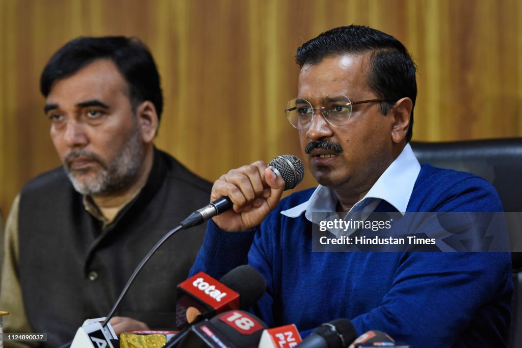 Delhi CM Arvind Kejriwal Addresses A Press Conference Over Supreme Courts Judgment On Division Of Powers