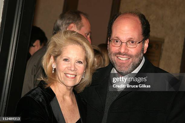 Daryl Roth and Scott Rudin, producers during Opening Night of Edward Albee's revival of "Who's Afraid of Virginia Woolf?" on Broadway at The Longacre...