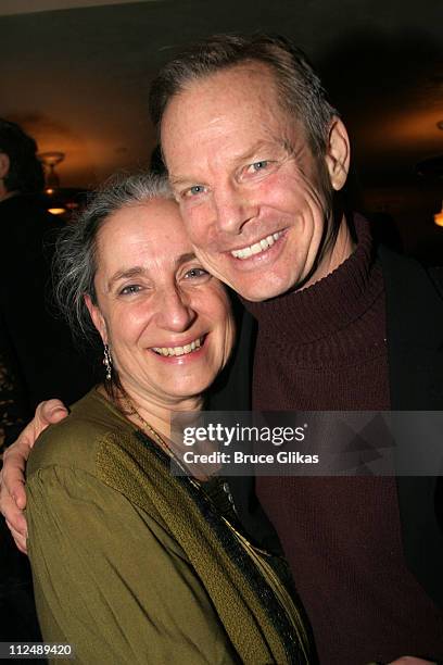 Martha Roth and Bill Irwin during Opening Night of Edward Albee's revival of "Who's Afraid of Virginia Woolf?" on Broadway at The Longacre Theater in...