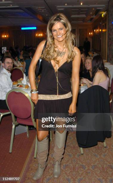 Katy Hill during The 2005 95.8 Capital FM Awards - Show and Awards at The Royal Lancaster Hotel in London, United Kingdom.