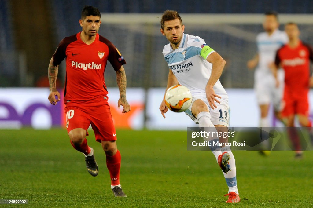 SS Lazio v Sevilla - UEFA Europa League Round of 32: First Leg