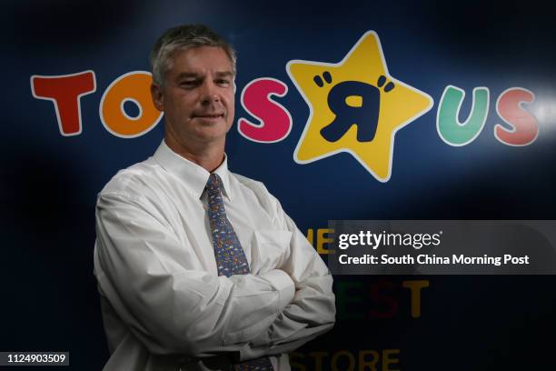 Picture of Pieter Schats Chief Executive Officer of Toys"R"Us Asia Ltd. In his office at LiFung Centre, Siu Lek Yuen, Sha Tin.19 April 2006