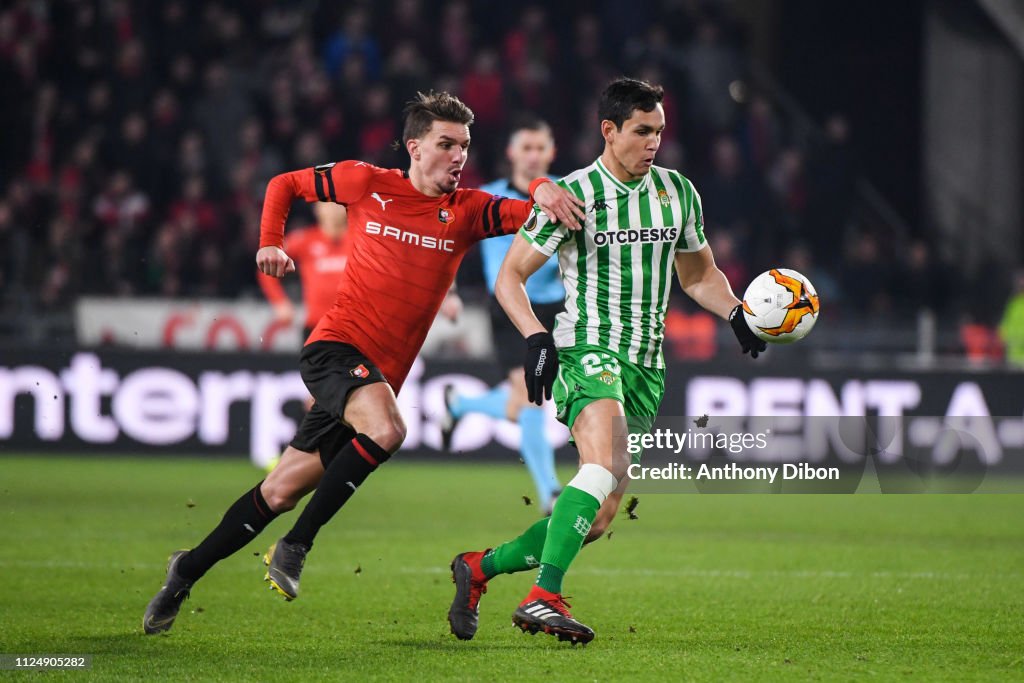 Stade Rennais v Real Betis Balompie - Round of 32 First Leg UEFA Europa League