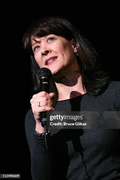 Karen Ziemba during Jerry Orbach Memorial Celebration at The Richard Rogers Theater in New York City, New York, United States.