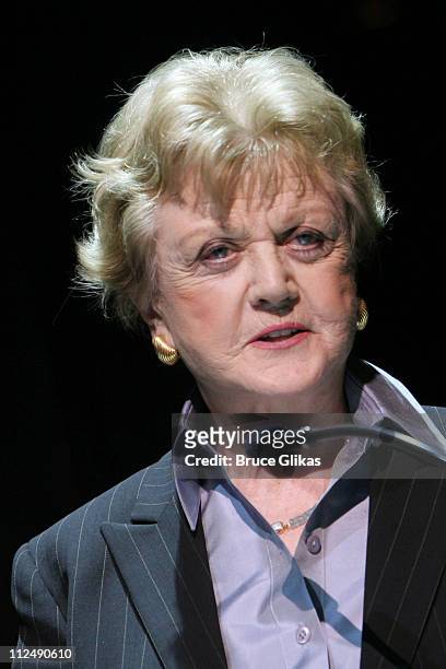 Angela Lansbury during Jerry Orbach Memorial Celebration at The Richard Rogers Theater in New York City, New York, United States.