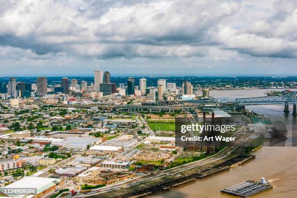 new orleans skyline - la waterfront stock pictures, royalty-free photos & images