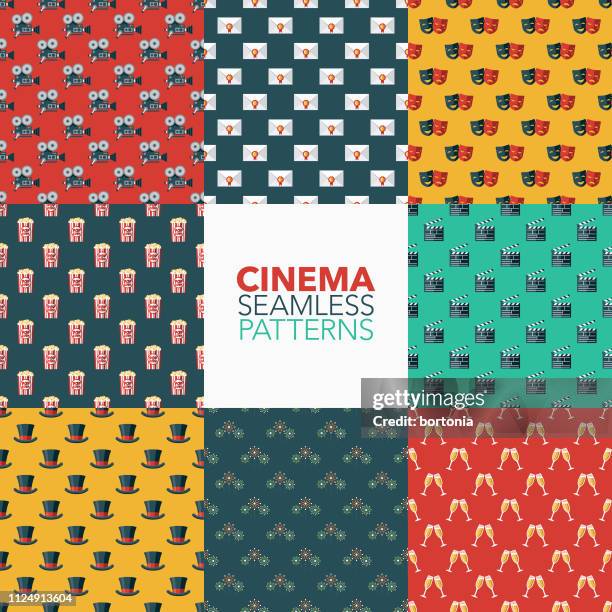 red carpet patterns - acting stock illustrations