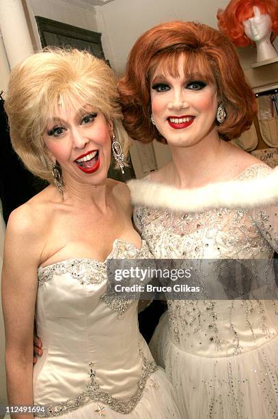 Julie Halston and Charles Busch during The Actors Fund 20th Anniversary Performance of "Vampire Lesbians of Sodom" with Julie Halston and Charles...
