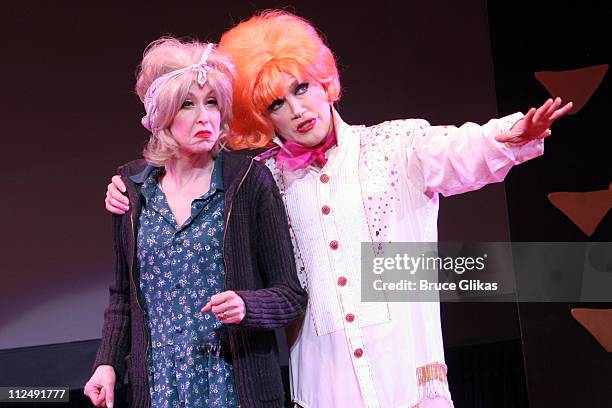 Julie Halston and Charles Busch during The Actors Fund 20th Anniversary Performance of "Vampire Lesbians of Sodom" with Julie Halston and Charles...