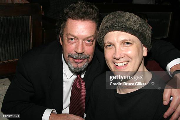 Tim Curry and Charles Busch during The Actors Fund 20th Anniversary Performance of "Vampire Lesbians of Sodom" with Julie Halston and Charles Busch...
