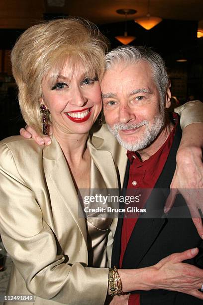 Julie Halston and husband Ralph Howard during The Actors Fund 20th Anniversary Performance of "Vampire Lesbians of Sodom" with Julie Halston and...