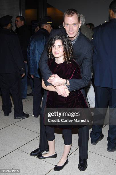 Doug Jones and Ivana Baquero during The 44th New York Film Festival - "Pan's Labyrinth" Premiere at Avery Fisher Hall - Lincoln Center in New York...