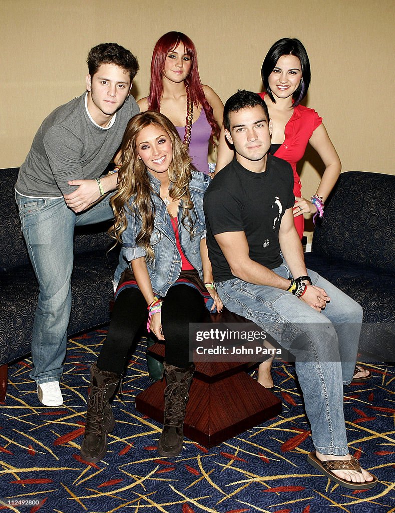 Press Conference with RBD - Rebelde in South Beach - October 17, 2006