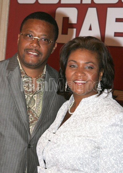 Judge Greg Mathis and wife...