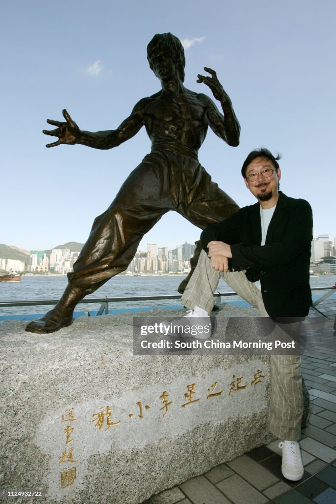 Bruce Lee's younger brother Robert Lee Chun-fai picture in front of... News  Photo - Getty Images