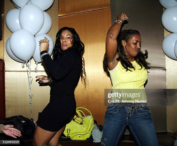 Ashanti and her mother, Tina Douglas during Ashanti's Surprise Birthday Party Hosted by Rosie Michel and Ofeer Benatalva - October 18, 2006 at Lotus...