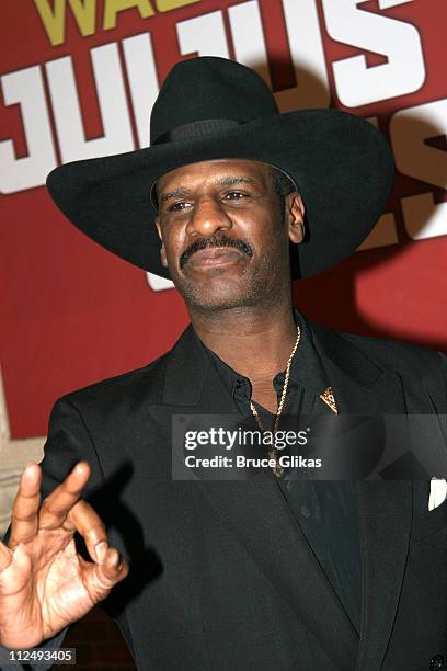 Michael Leon Spinks during "Julius Caesar" on Broadway - Arrivals - April 3, 2005 at The Belasco Theater in New York City, New York, United States.