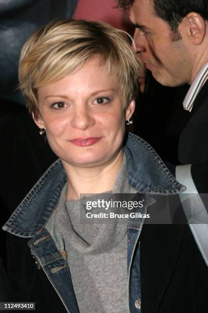 Martha Plimpton during "Julius Caesar" on Broadway - Arrivals - April 3, 2005 at The Belasco Theater in New York City, New York, United States.