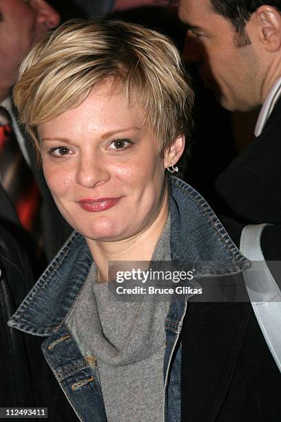 Martha Plimpton during "Julius Caesar" on Broadway - Arrivals - April 3, 2005 at The Belasco Theater in New York City, New York, United States.