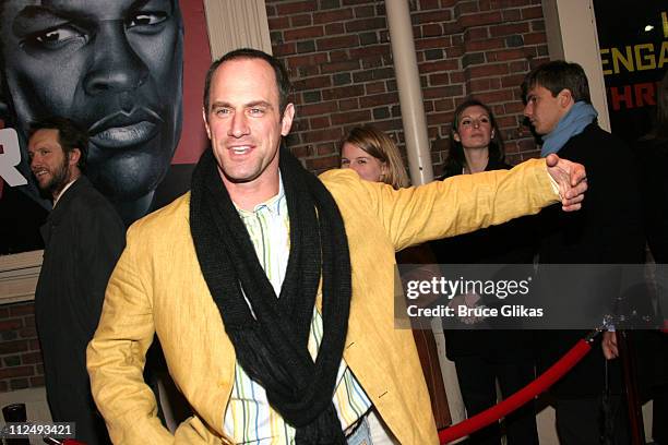 Chris Meloni during "Julius Caesar" on Broadway - Arrivals - April 3, 2005 at The Belasco Theater in New York City, New York, United States.