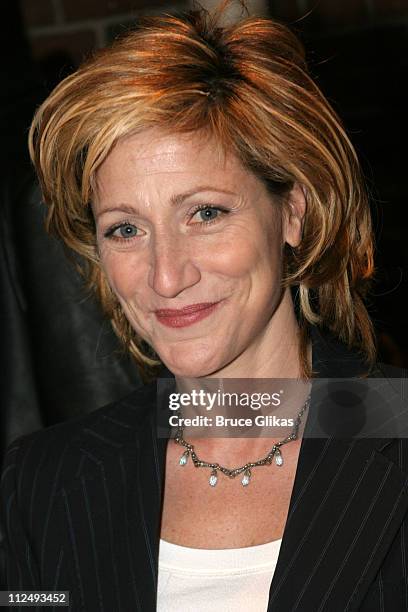 Edie Falco during "Julius Caesar" on Broadway - Arrivals - April 3, 2005 at The Belasco Theater in New York City, New York, United States.