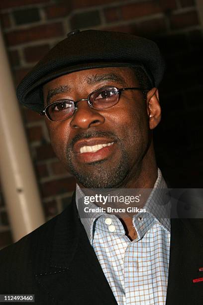 Courtney B Vance during "Julius Caesar" on Broadway - Arrivals - April 3, 2005 at The Belasco Theater in New York City, New York, United States.
