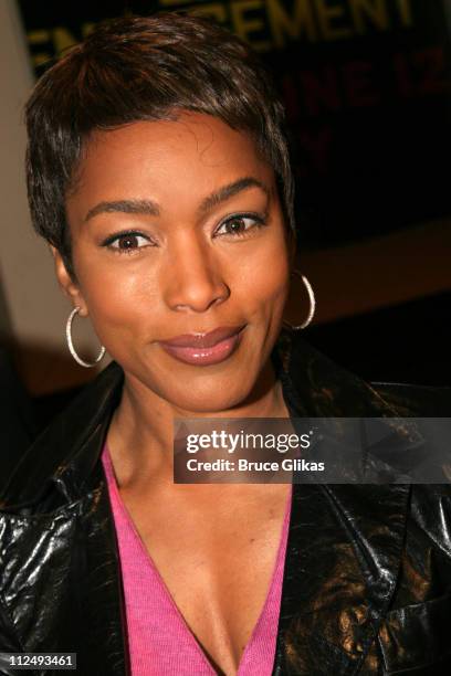 Angela Bassett during "Julius Caesar" on Broadway - Arrivals - April 3, 2005 at The Belasco Theater in New York City, New York, United States.