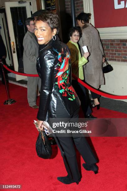 Angela Bassett during "Julius Caesar" on Broadway - Arrivals - April 3, 2005 at The Belasco Theater in New York City, New York, United States.