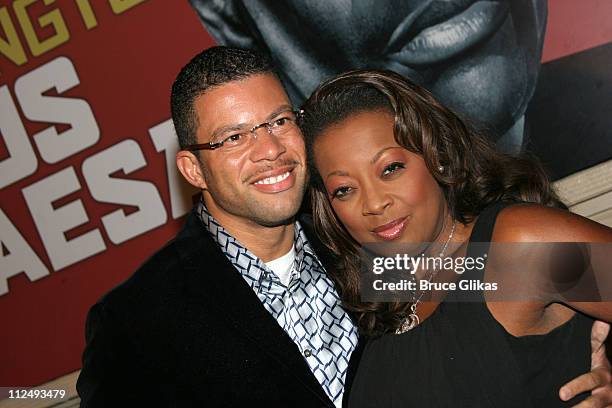 Al Reynolds and Star Jones Reynolds during "Julius Caesar" on Broadway - Arrivals - April 3, 2005 at The Belasco Theater in New York City, New York,...