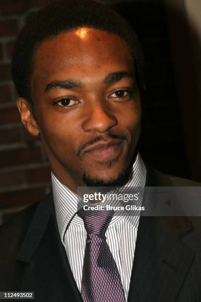 Anthony Mackie during "Julius Caesar" on Broadway - Arrivals - April 3, 2005 at The Belasco Theater in New York City, New York, United States.