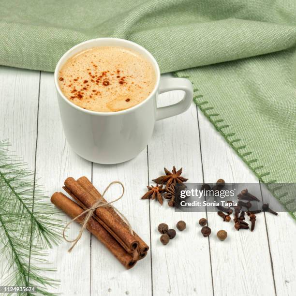 chai latte - chai tea stock pictures, royalty-free photos & images