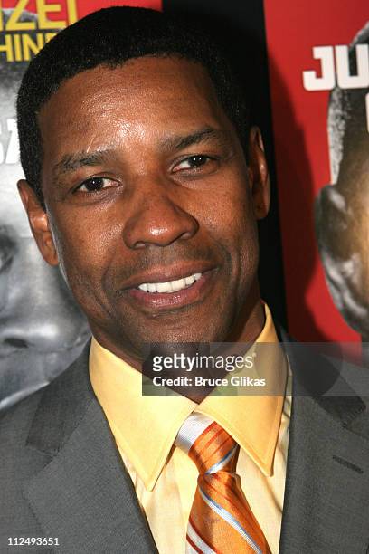 Denzel Washington during Opening Night Party for "Julius Caesar" on Broadway at Gotham Hall in New York City, New York, United States.