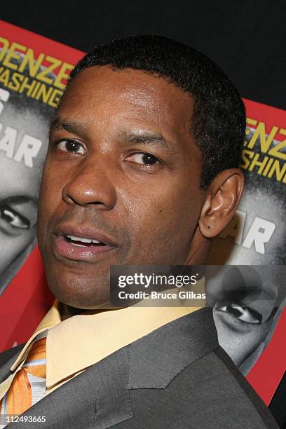 Denzel Washington during Opening Night Party for "Julius Caesar" on Broadway at Gotham Hall in New York City, New York, United States.