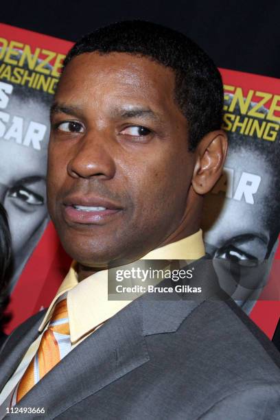 Denzel Washington during Opening Night Party for "Julius Caesar" on Broadway at Gotham Hall in New York City, New York, United States.