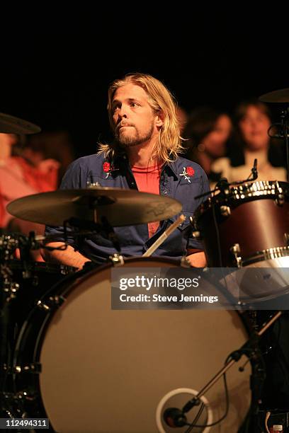 Taylor Hawkins of the Foo Fighters during 20th Annual Bridge School Benefit Concert - Day One at Shoreline Amphitheatre in Mountain View, California,...