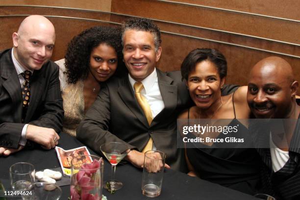 Michael Cervaris, Audra McDonald, Brian Stokes Mitchell, Allyson Tucker and Edwin Crawford