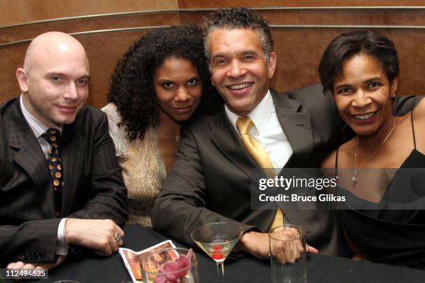 Michael Cervaris, Audra McDonald, Brian Stokes Mitchell and Allyson Tucker