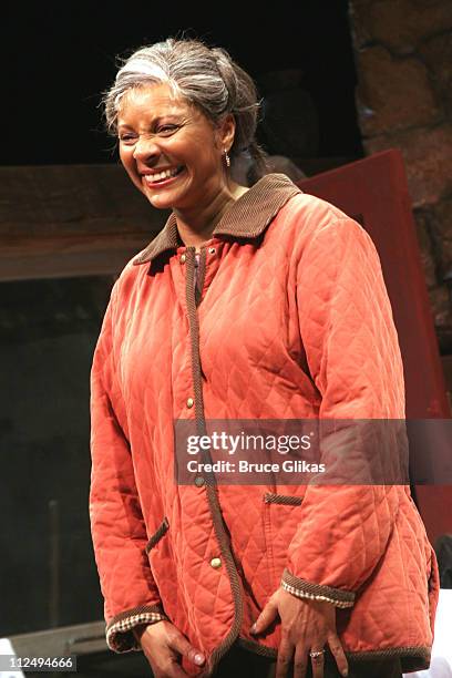 Curtain Call with Leslie Uggams during "On Golden Pond" Opening Night on Broadway - Curtain Call and After Party at The Cort Theater and Blue Fin in...