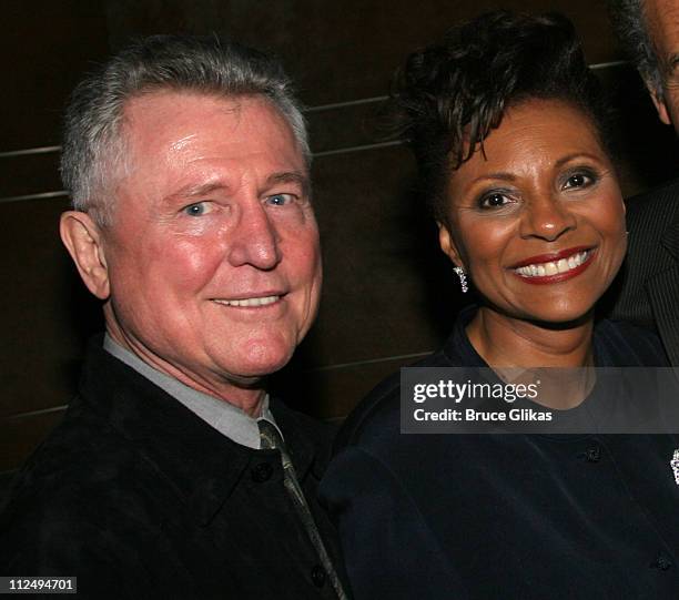 Grahame Pratt and Leslie Uggams during "On Golden Pond" Opening Night on Broadway - Curtain Call and After Party at The Cort Theater and Blue Fin in...