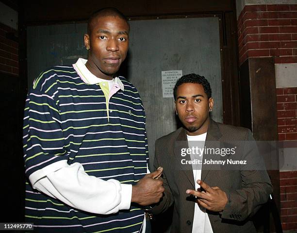 Jamal Crawford and Bobby V during Baby Celebrates the Launch of His New Lugz Shoe Line "Rock Star" at Bed in New York City, New York, United States.