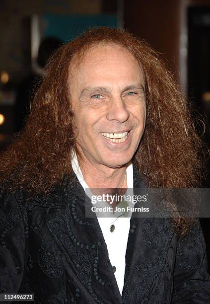 Ronnie James Dio during "Tenacious D in the Pick of Destiny" World Premiere - Foyer at Vue West End in London, Great Britain.