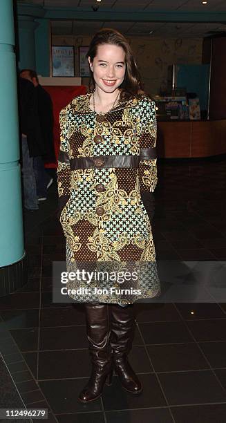 Anna Popplewell during "Tenacious D in the Pick of Destiny" World Premiere - Foyer at Vue West End in London, Great Britain.