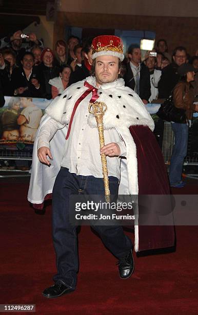 Jack Black during "Tenacious D in the Pick of Destiny" World Premiere - Foyer at Vue West End in London, Great Britain.