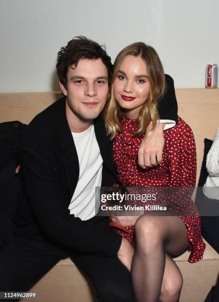 Tommy O'Brien and Liana Liberato at the “To the Stars” party at DIRECTV Lodge presented by AT&T at Sundance Film Festival 2019 on January 25, 2019 in...