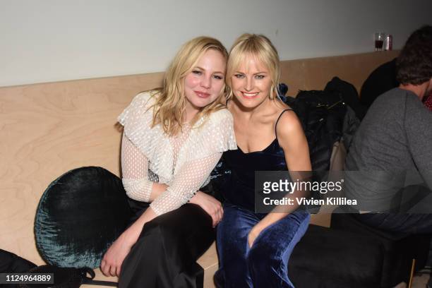 Adelaide Clemens and Malin Akerman at the “To the Stars” party at DIRECTV Lodge presented by AT&T at Sundance Film Festival 2019 on January 25, 2019...