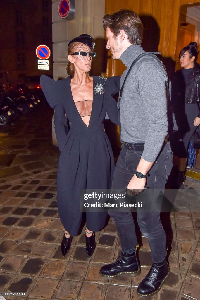 Celebrity Sightings in Paris - January 25
