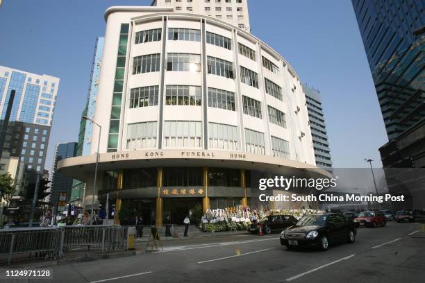 Funeral service for Henry Fok Ying-tung at the Hong Kong Funeral Home, North Point. 07 November 2006